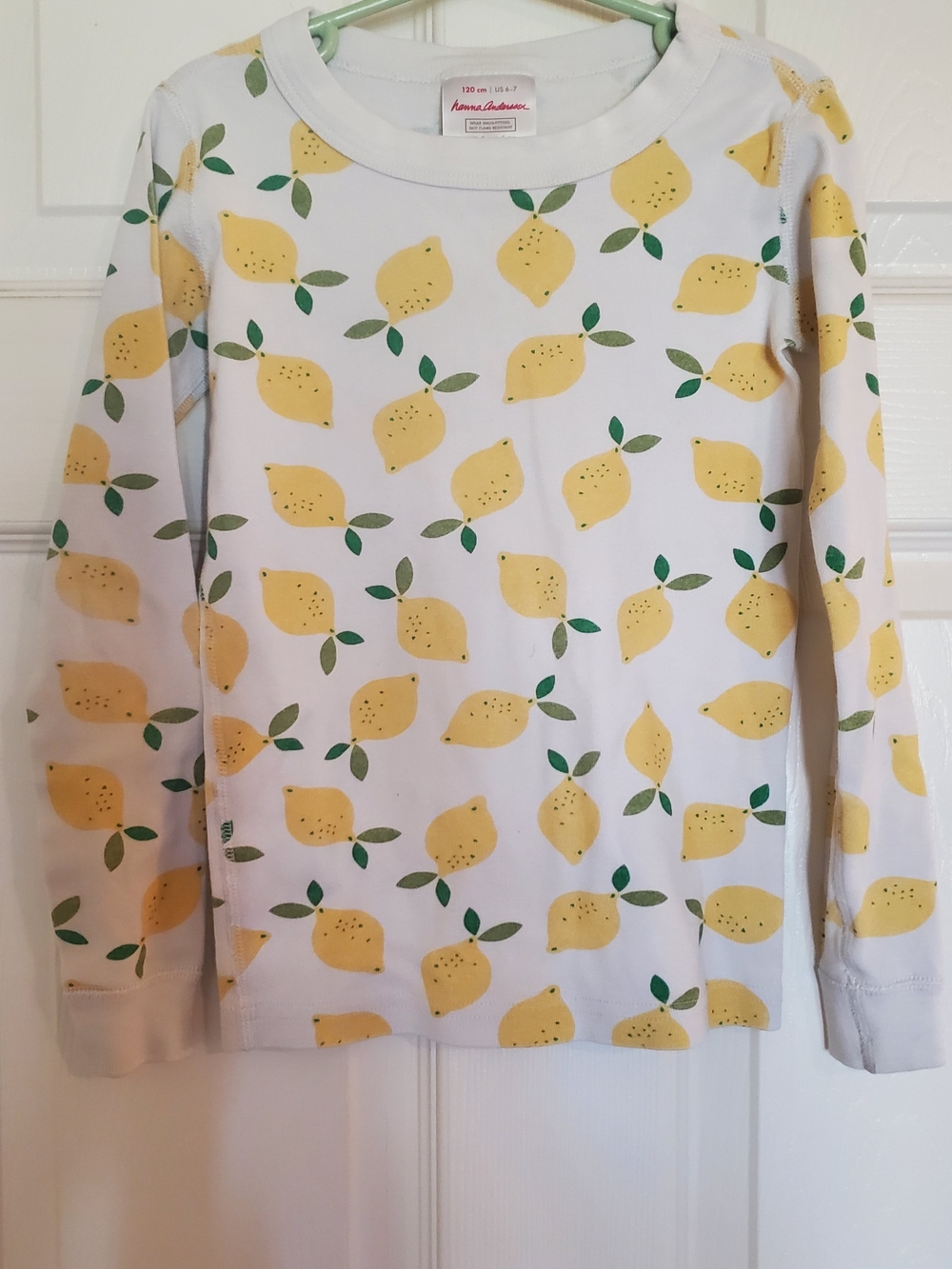 Hanna Andersson Lemon Pring Long Sleeve Top